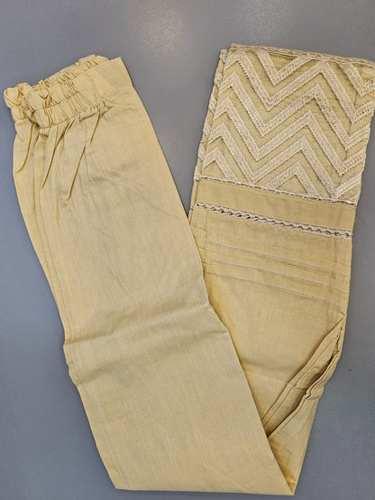 Various colours cotton capri trousers cotton trousers with embroidery to pair with kurti and shawlar kameez suits