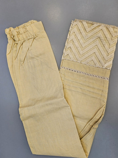 Various colours cotton capri trousers cotton trousers with embroidery to pair with kurti and shawlar kameez suits