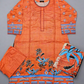Coral pink colour winter collection linen fabric shalwar kameez