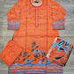 Coral pink colour winter collection linen fabric shalwar kameez