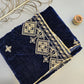 Velvet Shawls with Zari and Thread Embroidery