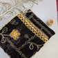 Velvet Shawls with Zari and Thread Embroidery