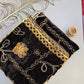 Velvet Shawls with Zari and Thread Embroidery