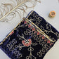 Velvet Shawls with Zari and Thread Embroidery