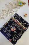Velvet Shawls with Zari and Thread Embroidery