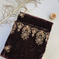 Velvet Shawls with Zari and Thread Embroidery