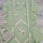 MB mint green colour chiken kari embroidery