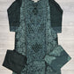 MB dark evergreen chiken kari cotton suit