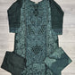 MB dark evergreen chiken kari cotton suit