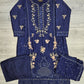 AG navy blue colour hand embroidery