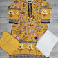 Mustard colour floral print