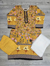 Mustard colour floral print