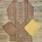 CRM utterly beige colour thread and sequins laser cut