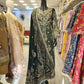 MB Mbroidered dark green colour velvet front bodice