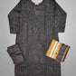 MB black and gold colour thread and sequins laser cut
