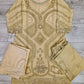 MB sand beige colour hand embellished in pearls crystals stones