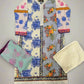 SS white and blue floral print cotton shalwar kameez