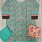 Sea Green Cotton Shalwar Kameez: ALK's Latest Collection