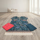Teal Blue Linen Viscose Shalwar Kameez | Chikan Embroidery | Sizes Up to 8XL