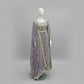 JZM Iris Lilac Whisper | Hand Embroidered Chiffon Long Dress with Embroidered Dupatta