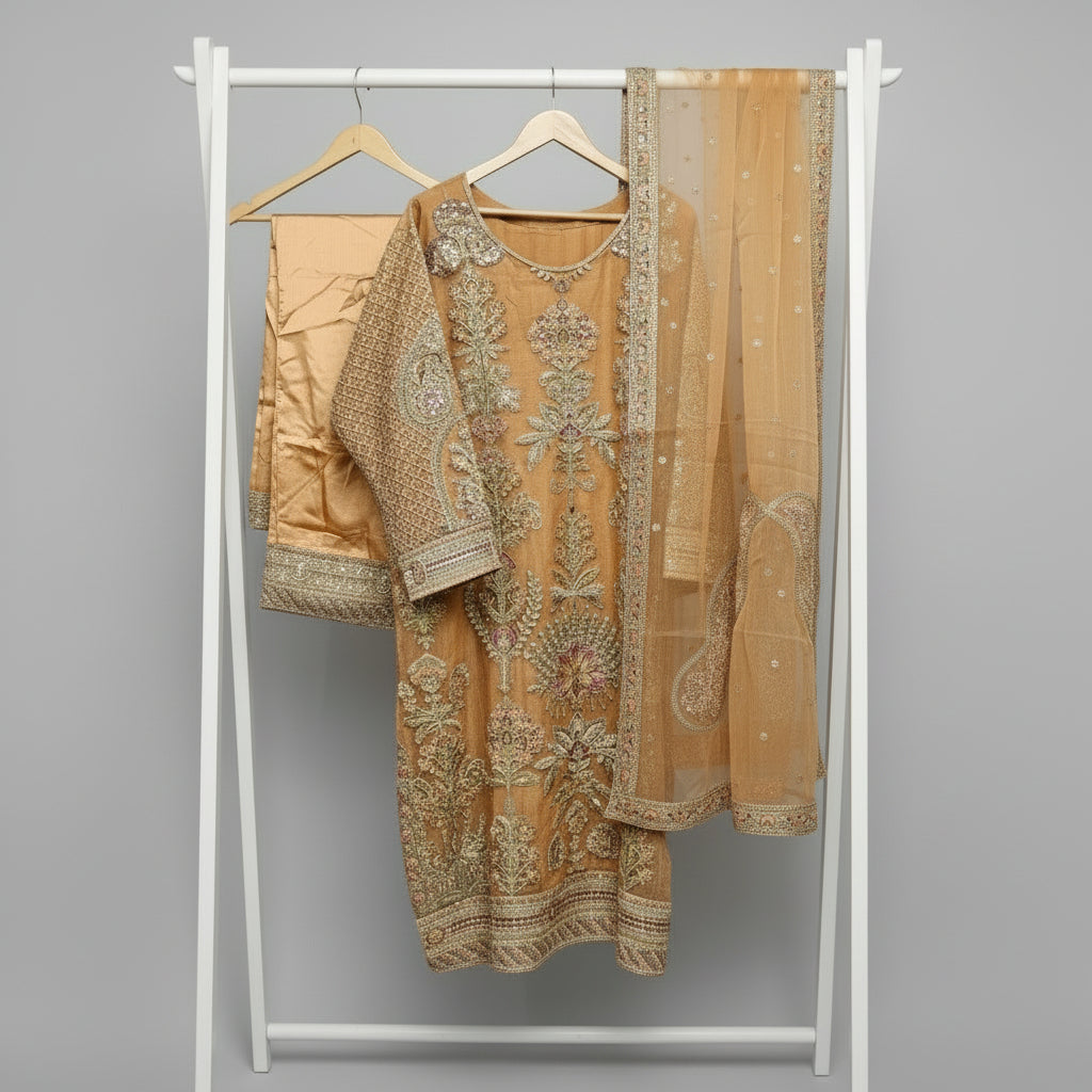 kameez and sharara set with dupatta