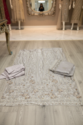 Heavy Embroidered Unstitched Pure Silk Suit for Women | Zari, Sequins, Pearl and Stone Work| 11 Colour Options