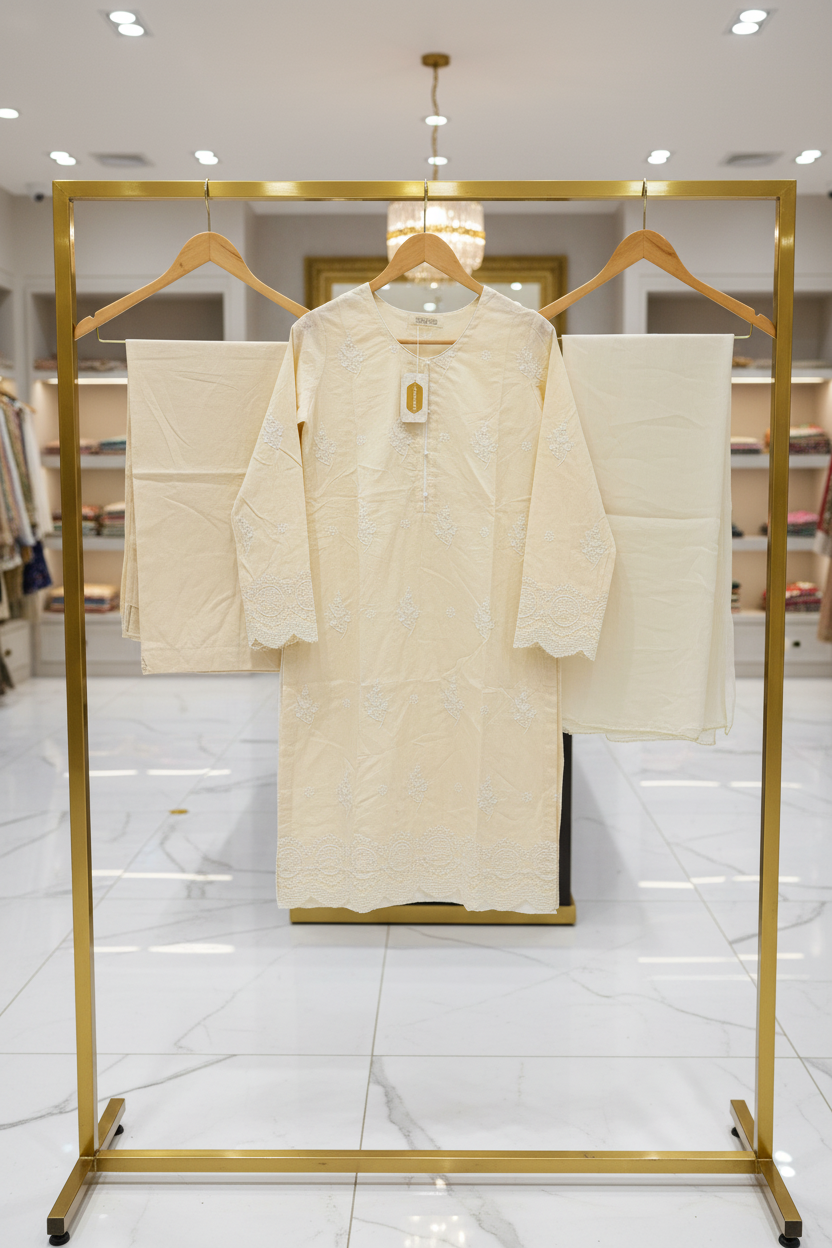 Textured Pastel Collection: Butter Yellow, Pastel Peach, Mint & Sage Shalwar Kameez | Everyday Eid Wear M to 8XL