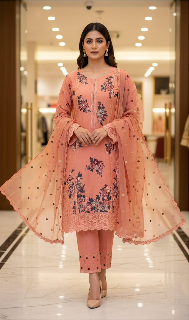 The Rainbow of Linen | Six Dreamy Shades, One Elegant Suit | Florals for Eid & Brunches | Plus Sizes