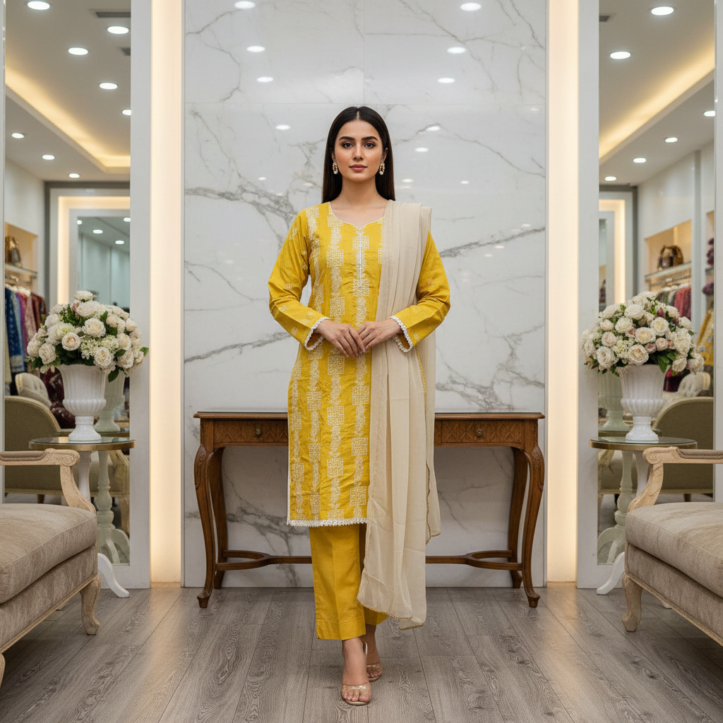 Dusty Periwinkle , Mustard Yellow and Muted Coral | Everyday Linen | Delicate Neck Style | Lace Details | Plus Sizes