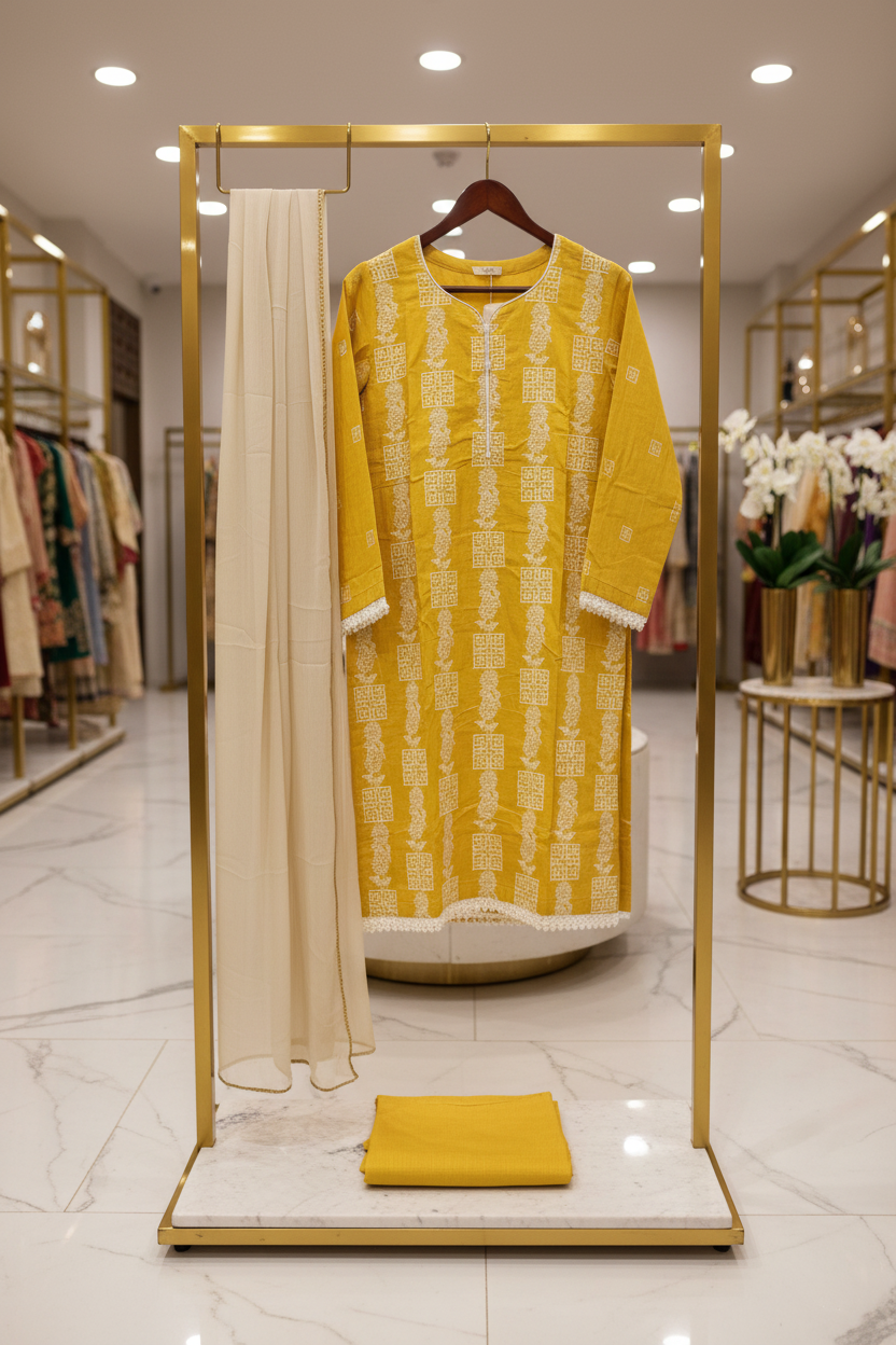 Dusty Periwinkle , Mustard Yellow and Muted Coral | Everyday Linen | Delicate Neck Style | Lace Details | Plus Sizes
