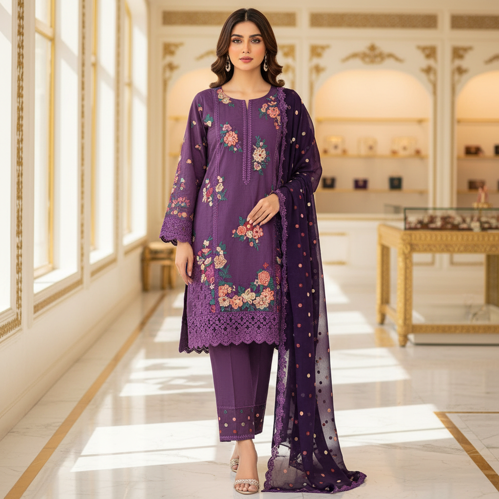 The Rainbow of Linen | Six Dreamy Shades, One Elegant Suit | Florals for Eid & Brunches | Plus Sizes