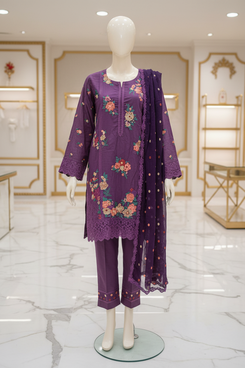 The Rainbow of Linen | Six Dreamy Shades, One Elegant Suit | Florals for Eid & Brunches | Plus Sizes