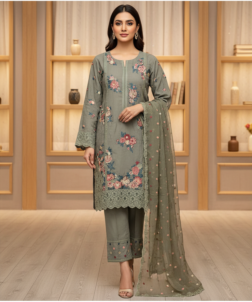 The Rainbow of Linen | Six Dreamy Shades, One Elegant Suit | Florals for Eid & Brunches | Plus Sizes