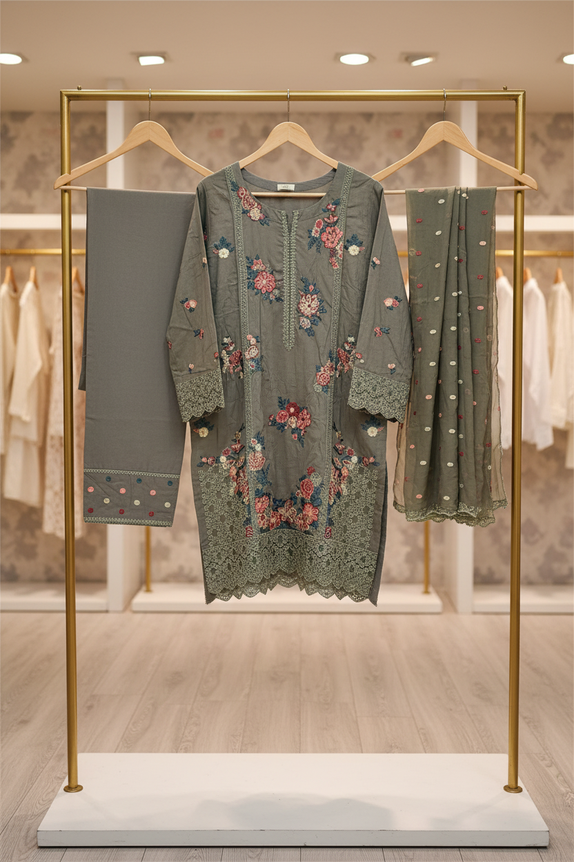 The Rainbow of Linen | Six Dreamy Shades, One Elegant Suit | Florals for Eid & Brunches | Plus Sizes