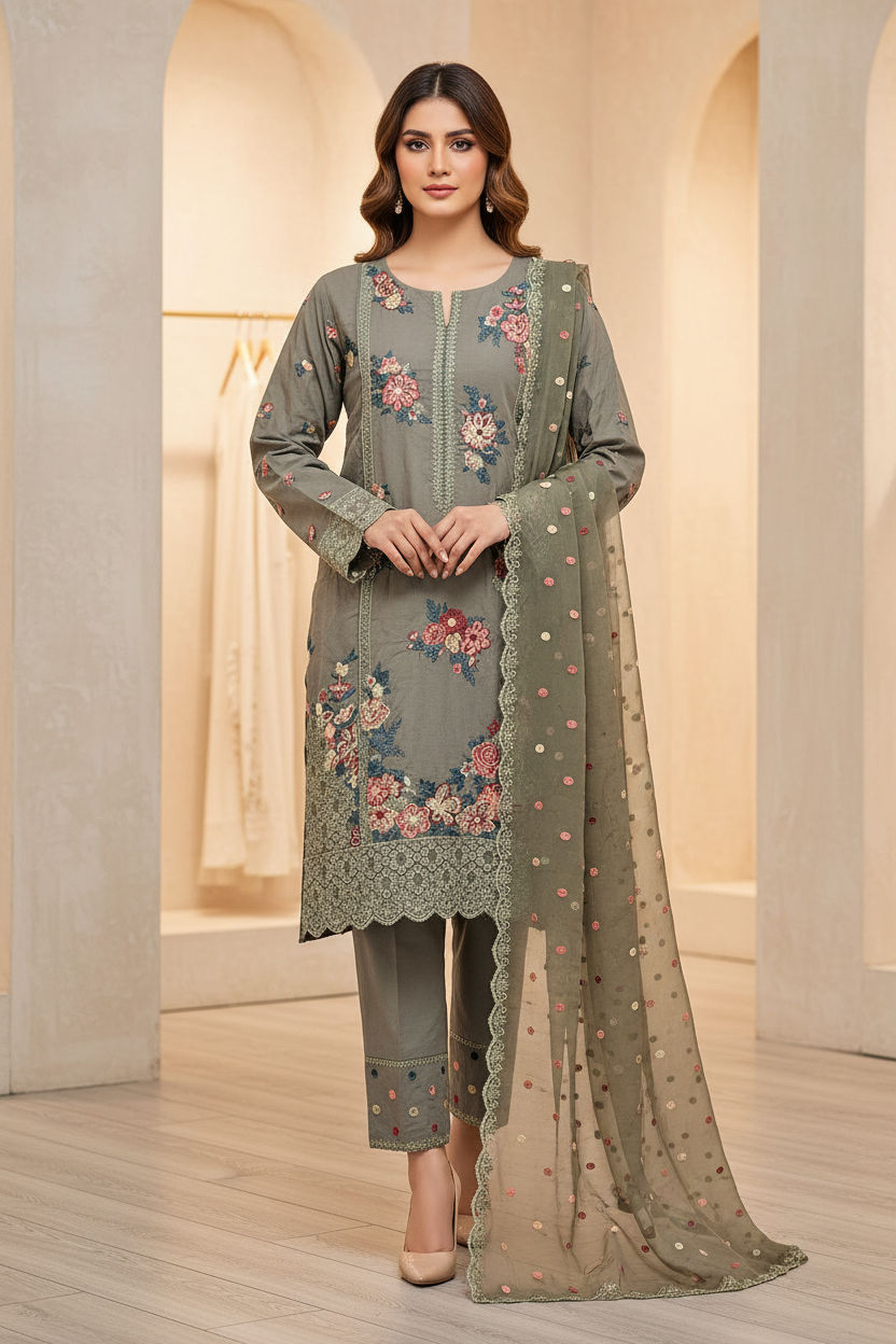 The Rainbow of Linen | Six Dreamy Shades, One Elegant Suit | Florals for Eid & Brunches | Plus Sizes