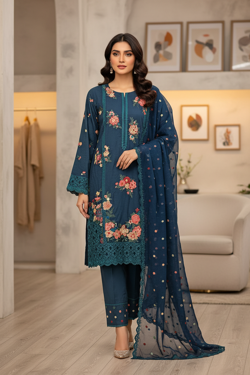 The Rainbow of Linen | Six Dreamy Shades, One Elegant Suit | Florals for Eid & Brunches | Plus Sizes