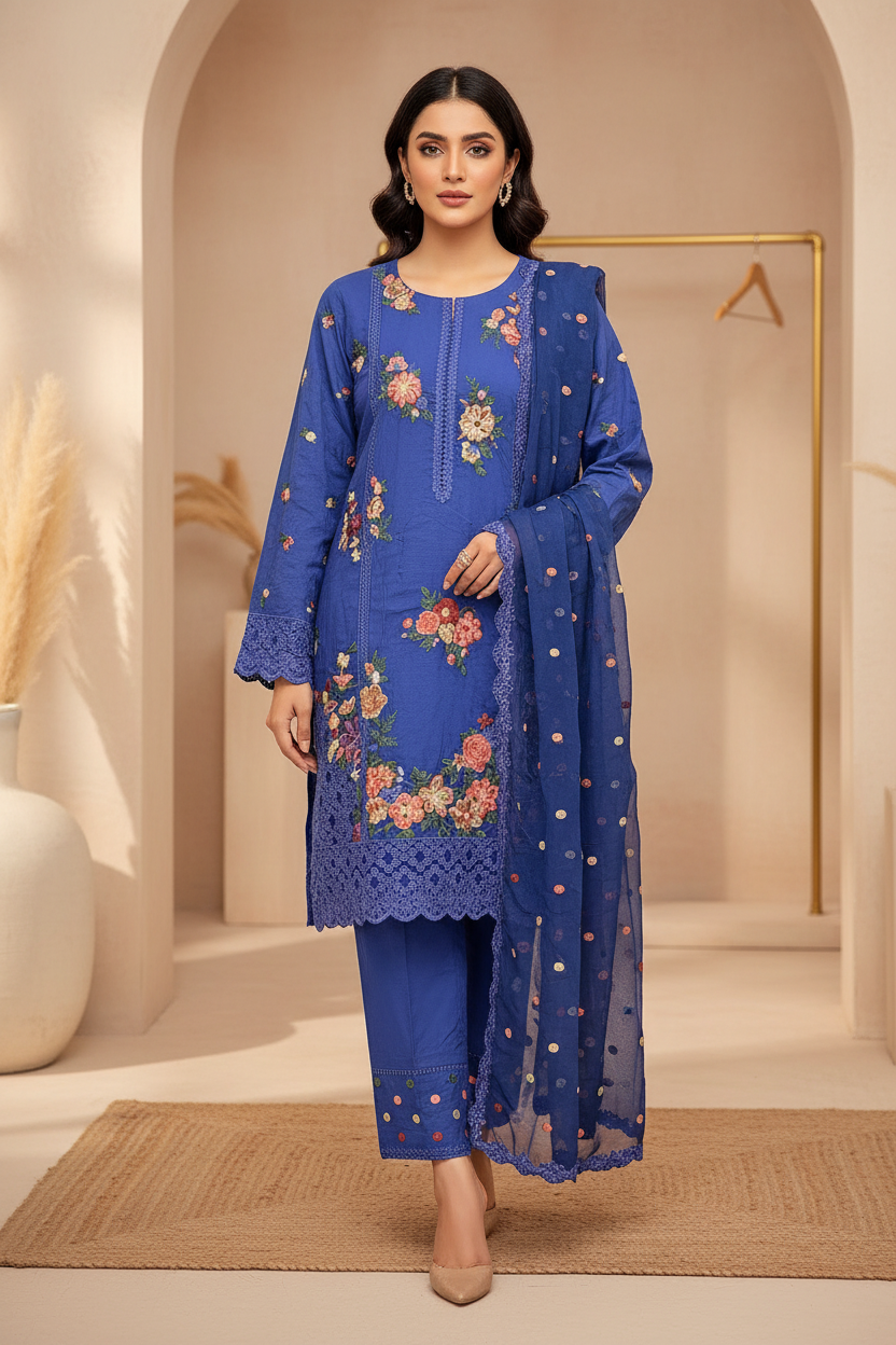 The Rainbow of Linen | Six Dreamy Shades, One Elegant Suit | Florals for Eid & Brunches | Plus Sizes