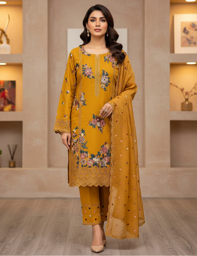The Rainbow of Linen | Six Dreamy Shades, One Elegant Suit | Florals for Eid & Brunches | Plus Sizes