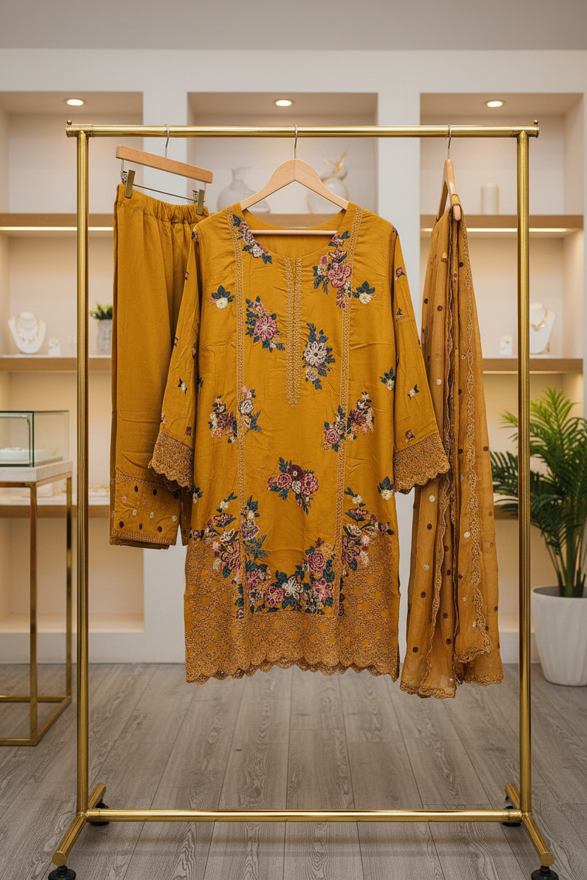 The Rainbow of Linen | Six Dreamy Shades, One Elegant Suit | Florals for Eid & Brunches | Plus Sizes