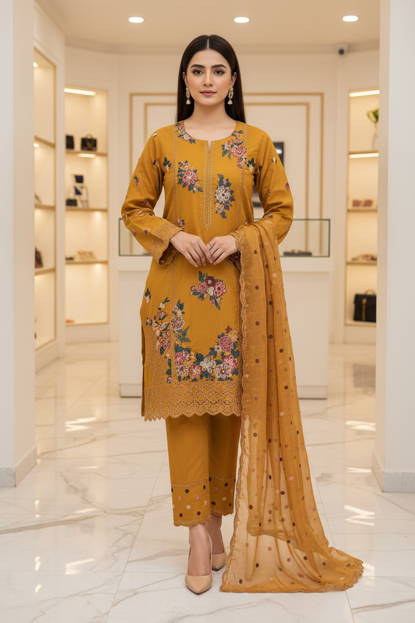 The Rainbow of Linen | Six Dreamy Shades, One Elegant Suit | Florals for Eid & Brunches | Plus Sizes