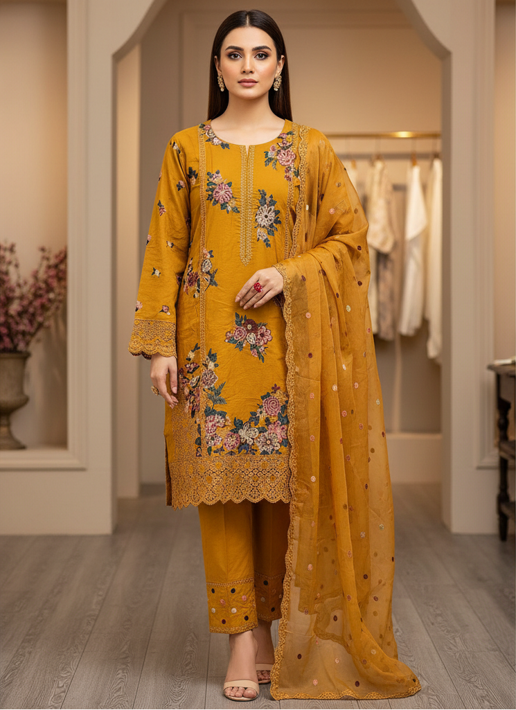 The Rainbow of Linen | Six Dreamy Shades, One Elegant Suit | Florals for Eid & Brunches | Plus Sizes