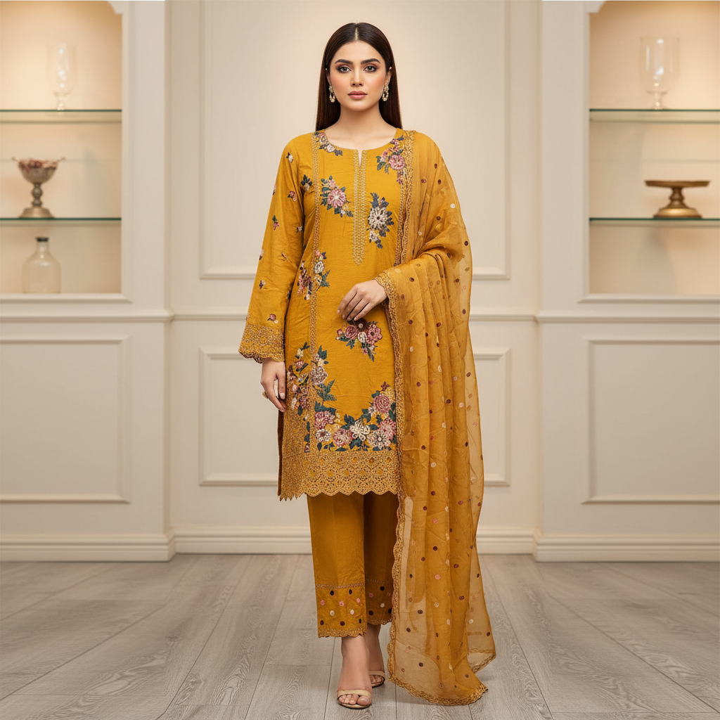 The Rainbow of Linen | Six Dreamy Shades, One Elegant Suit | Florals for Eid & Brunches | Plus Sizes
