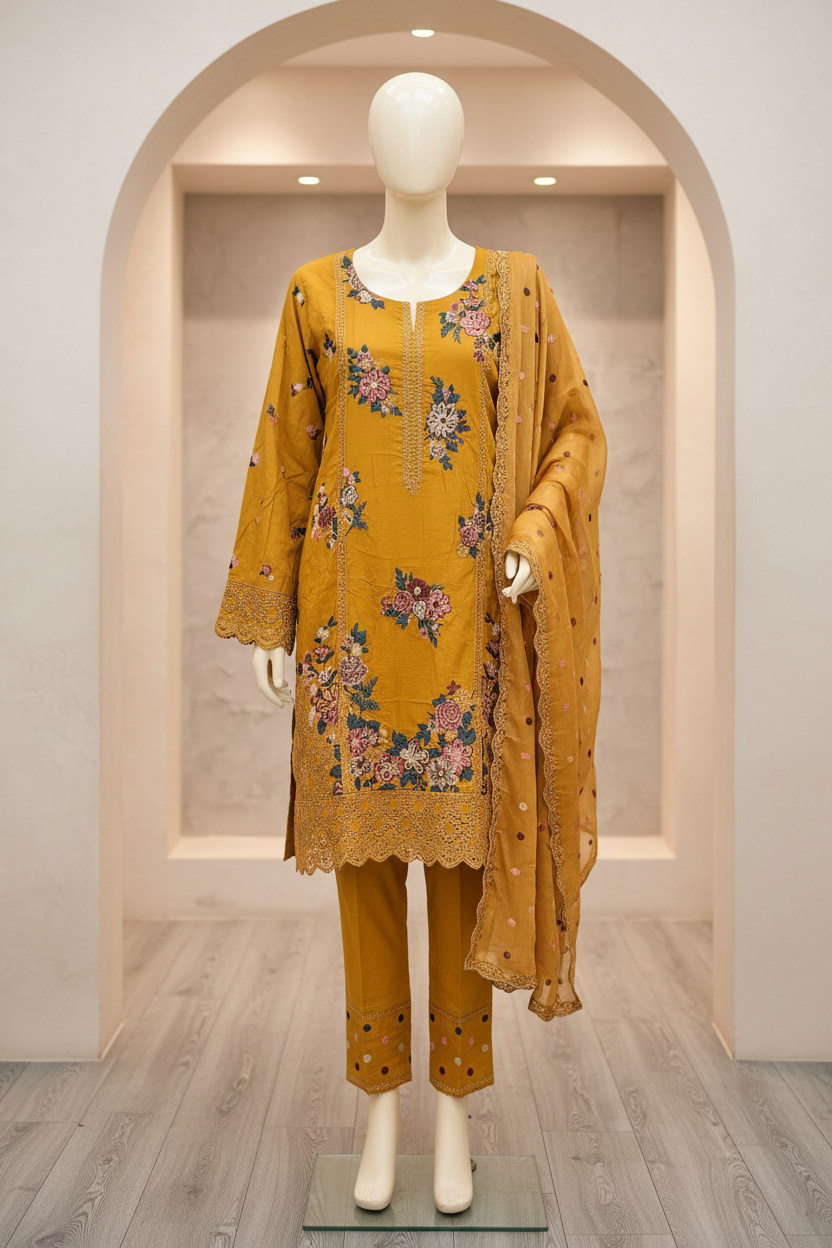 The Rainbow of Linen | Six Dreamy Shades, One Elegant Suit | Florals for Eid & Brunches | Plus Sizes