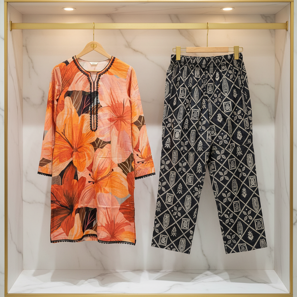 REG | The Co-Ord Collection | Women's 2 Piece Sets | 10 Colours & Designs | Floral Print Tops & Straight Leg Trousers | Casual & Everyday Wear