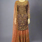 Lilac and pink colour hand embellished lehenga suit