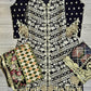 CRM cutwork affair black colour hand embellished organza fabric kameez with embroidered lehenga and floral print gotta dupatta in sizes [L to 5XL] womenswear traditional partywear dress plus size - gorgeous fit