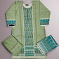 Designer olive green colour winter collection khaddar fabric with khaddar shawl