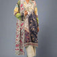 Sana Safinaz H243-20B white navy blue colour