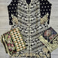 CRM cutwork affair black colour hand embellished organza fabric kameez with embroidered lehenga and floral print gotta dupatta in sizes [L to 5XL] womenswear traditional partywear dress plus size - gorgeous fit