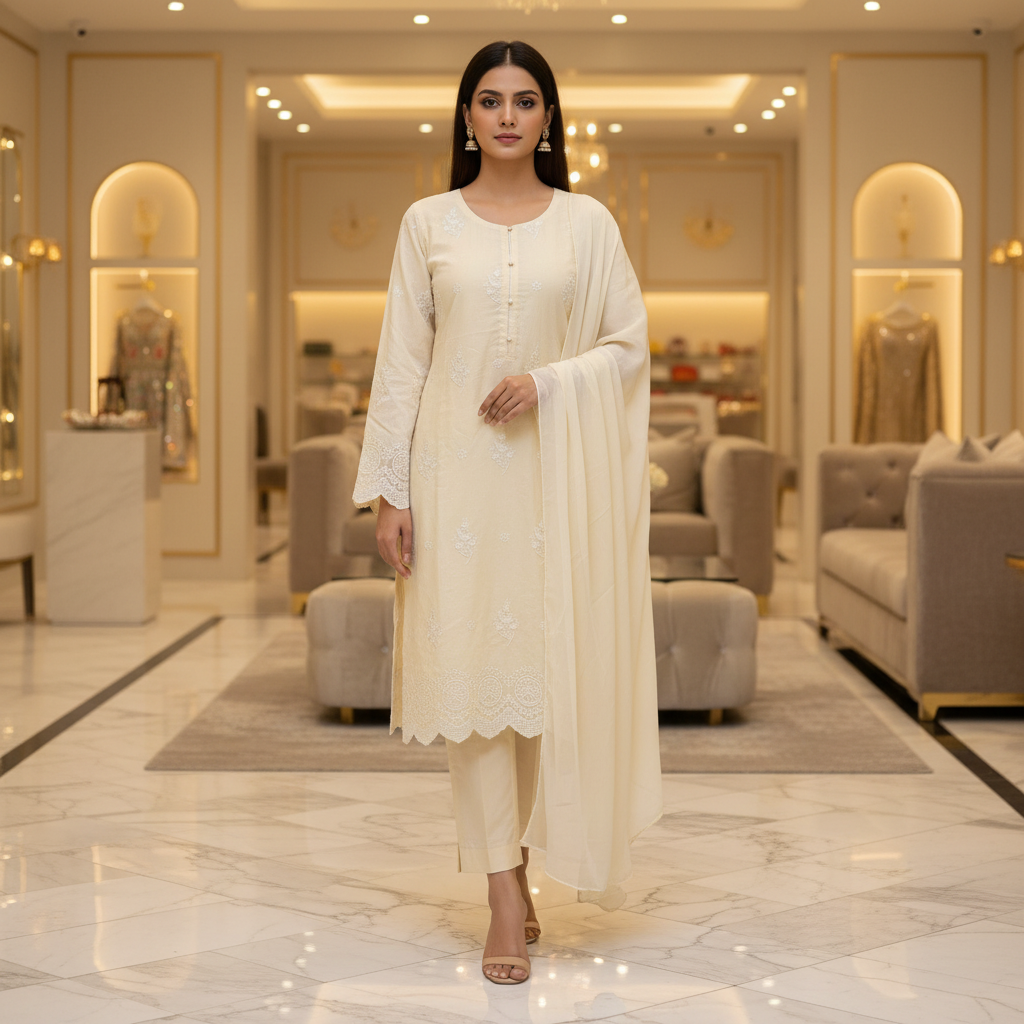 Textured Pastel Collection: Butter Yellow, Pastel Peach, Mint & Sage Shalwar Kameez | Everyday Eid Wear M to 8XL